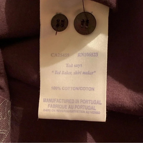 Ted  Baker Floral Printed Shirt - Picture 8 of 8